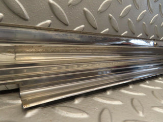 R107 SL door sill chrome right side used OEM