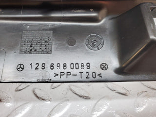 R129 SL boot lock cover trim used OEM