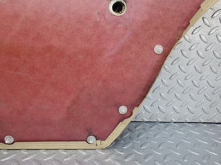 W123 rear left door card beige used OEM