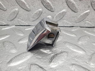 R107 SLC left door window channel chrome top used OEM