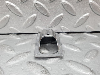 W123 Coupe door lock handle surround chrome used OEM