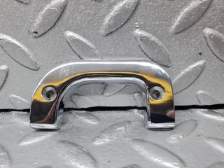 W126 interior chrome door latch trim left used OEM