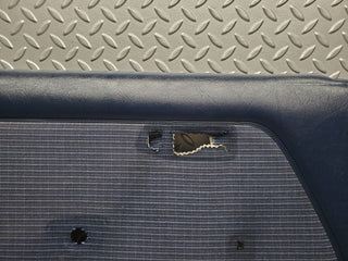 W123 front left door card blue used OEM