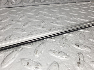 W123 Wagon rear right door window chrome frame used OEM