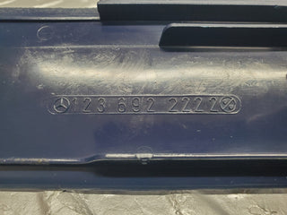 W123 b pillar bottom cover right blue used OEM