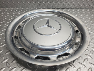 W123 wheel hub cap 14 inch used OEM