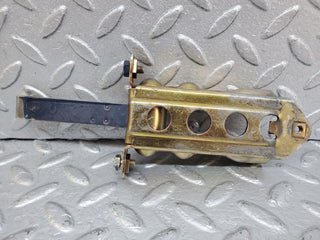W124 door safety check strap front left used OEM