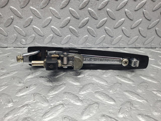 W123 exterior chrome door handle rear used OEM