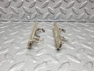 W201 Baby Benz number plate light pair used OEM