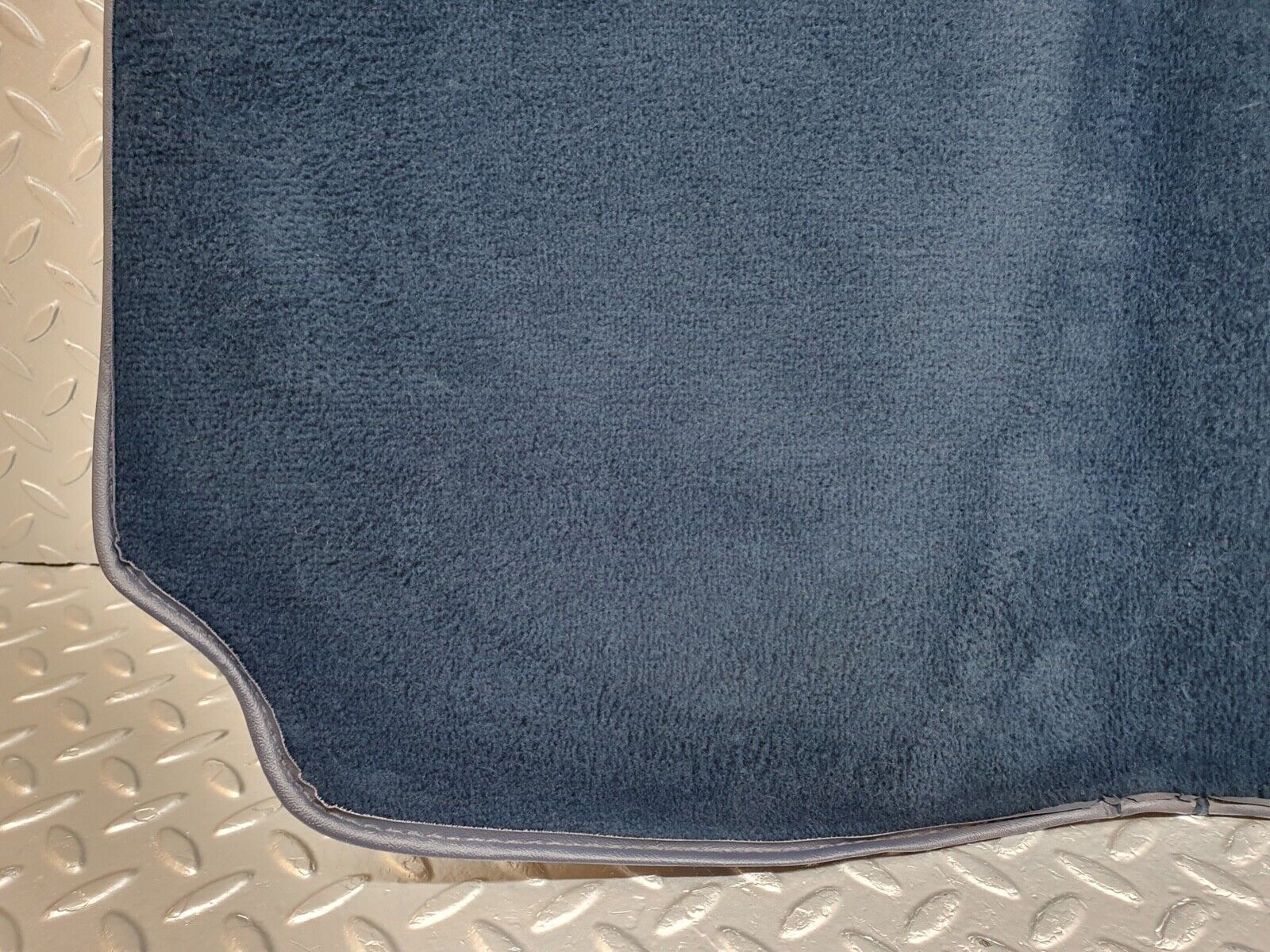 43022 Mercedes-Benz W201 190 Front Left Floor Carpet Blue 2016806962