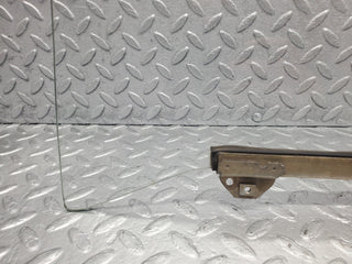 W114 front right door window glass clear used OEM