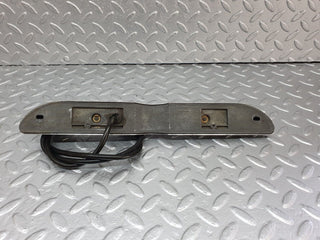 W108 number plate light trunk chrome used OEM