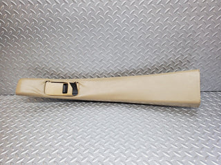 45766 Mercedes-Benz W126 420SE B Pillar Cover Left Side Beige 1246920122