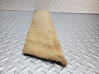 W126 front left door sill carpet beige used OEM