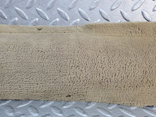 W126 front left door sill carpet beige used OEM