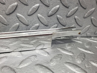 W114 front right chrome window channel used OEM