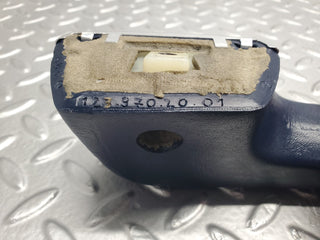 W123 interior door handle right side blue used OEM