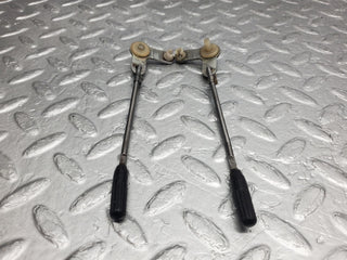 W126 Coupe door lock knob pair used OEM