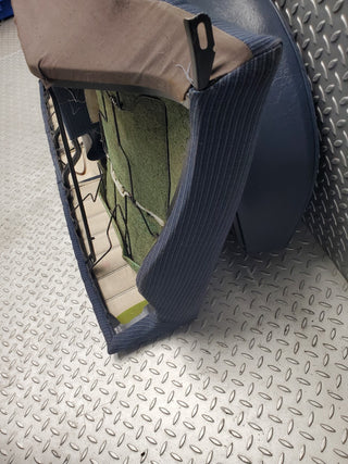 W123 rear seat blue used OEM