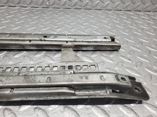 W123 Lang front right seat rail pair used OEM