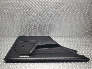 W201 Baby Benz rear left door card black used OEM