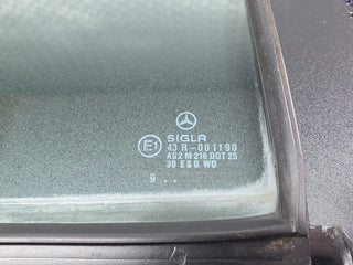 42870 Mercedes-Benz W201 190 2.0L Rear Right Quarter Window Glass 2017350624