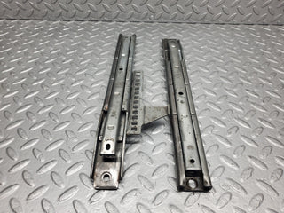 W123 Lang front right seat rail pair used OEM