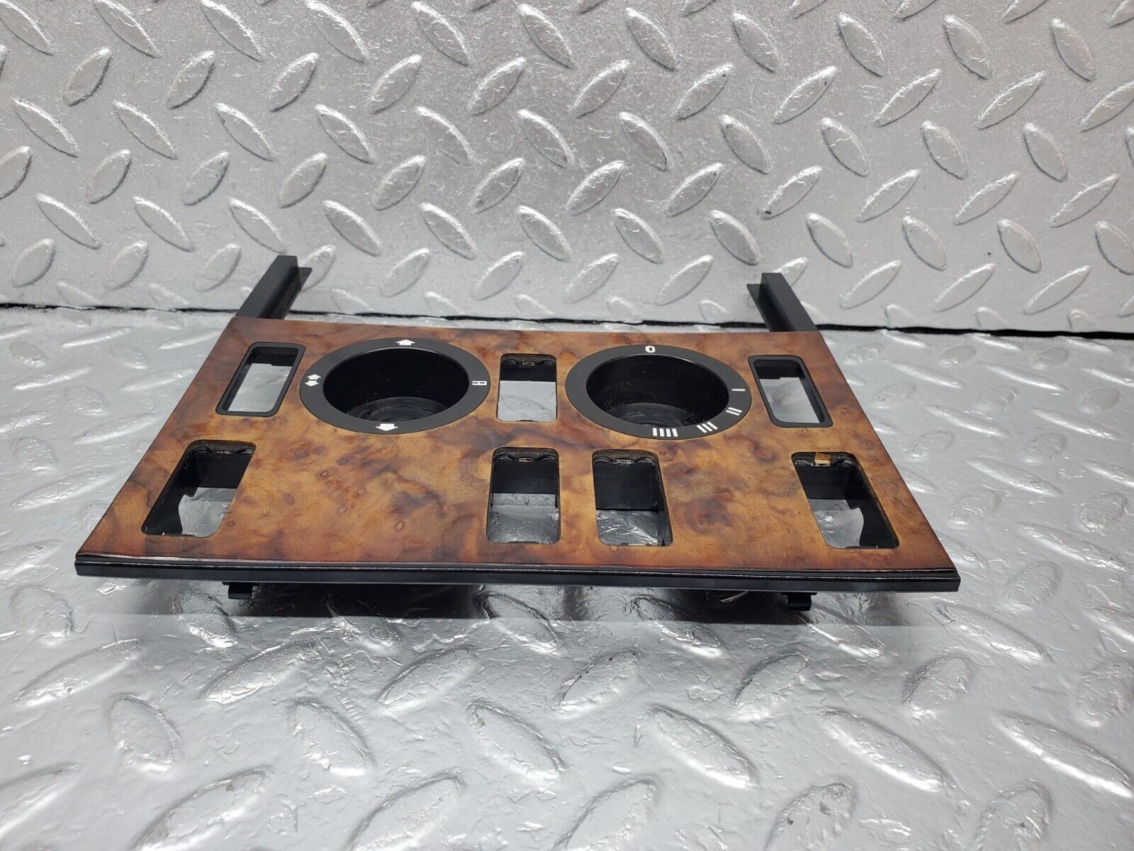 45575 Mercedes-Benz W126 420SE Heater Control Panel Wood Trim 1266830375