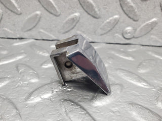 R107 SLC left door window channel chrome top used OEM