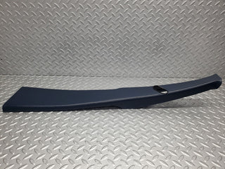 W123 b pillar cover left side blue used OEM