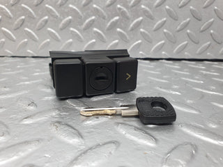 R129 SL glove box lock with key used OEM