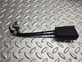 W126 Coupe rear left seat belt with buckle used OEM