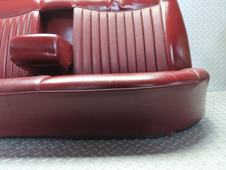 W126 rear seat red leather used OEM