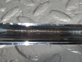 R107 SL trunk chrome handle right side used OEM