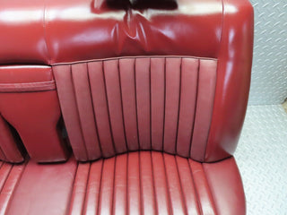 W126 rear seat red leather used OEM