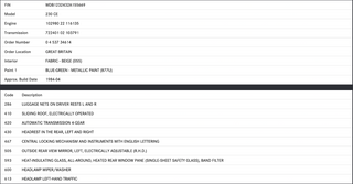 44219 Mercedes-Benz C123 230CE Coupe Front Bumper Bracket