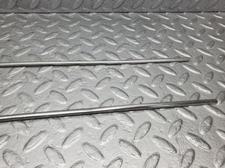 W201 Baby Benz bonnet grill chrome strip set used OEM