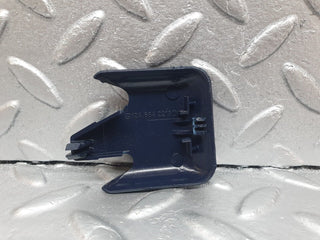 W201 Baby Benz front seat rail trim cover blue used OEM