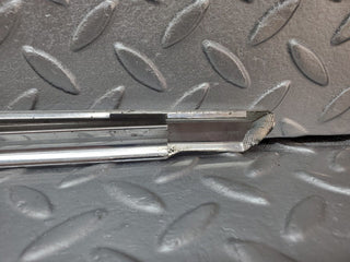 W126 front right door chrome moulding trim used OEM