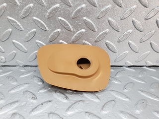 43728 Mercedes-Benz C126 380SEC Coupe Front Seat Rail Cover Trim Beige 1268680239 1268680439