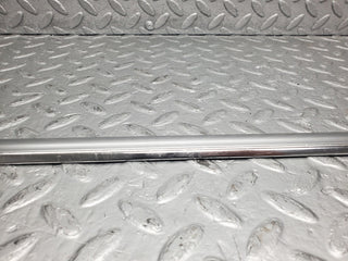W123 rear left door chrome moulding trim used OEM