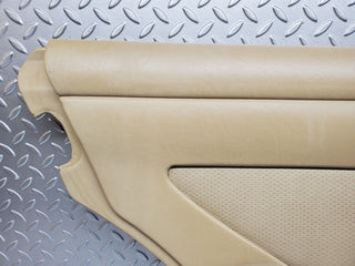 W126 rear left door card beige used OEM