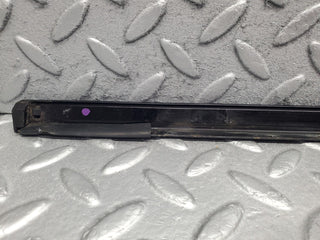 W210 rear left door window exterior trim used OEM
