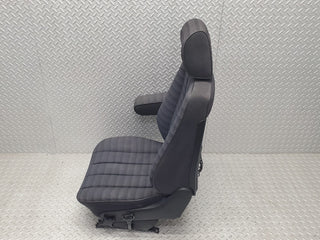 W201 Baby Benz front left passenger seat black used OEM