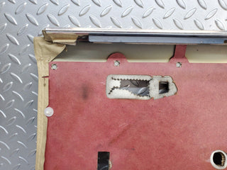 W123 rear left door card beige used OEM