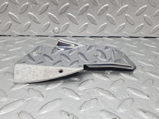 W123 Coupe b pillar chrome cover plate left side used OEM