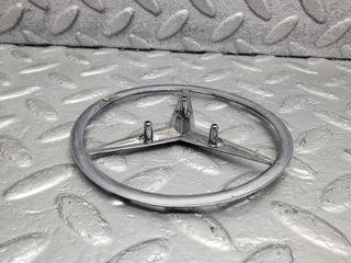 W201 Baby Benz chrome rear emblem used OEM