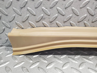 R129 SL left door sill trim beige used OEM