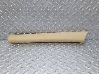 W123 Coupe a pillar cover panel left side beige used OEM