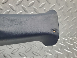 W123 Lang b pillar cover blue left used OEM